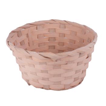 BAMBUSOVÁ MISKA Z PRÚTIA, OKRÚHLA, VYLOŽENÁ, BROSKYŇOVÁ