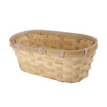 BAMBUSOVÝ PRÚTENÝ KÔŠ, OVÁLNY, S PODŠÍVKOU, PRÍRODNÝ