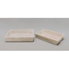 SÚPRAVA DREVENÝCH PODNOSOV, 2 KUSY, PRÍRODNÁ