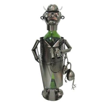 KOVOVÝ STOJAN NA VÍNO S TAŠKOU HUNTER