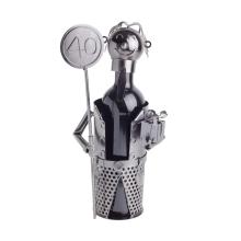 KOVOVÝ STOJAN NA VÍNO S NARODENINOVOU DOSKOU 40