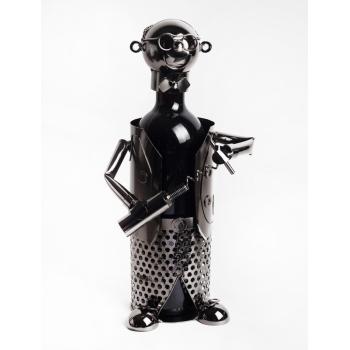 KOVOVÝ STOJAN NA VÍNO PRE ČAŠNÍKA