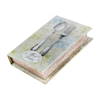 HODVÁBNA KRABICA NA KNIHY, PRÍBOR