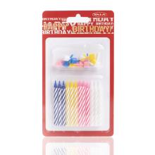 NARODENINOVÁ SVIEČKA S 12 FAREBNÝMI SVIETNIKMI