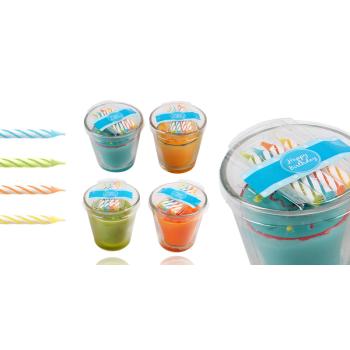 NARODENINOVÁ SVIEČKA V 4 FARBÁCH