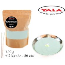 PIESKOVÁ SVIEČKA S 2 KNÔTMI MÄTA