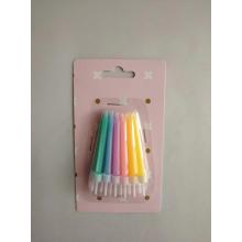 NARODENINOVÁ SVIEČKA, SADA 6 KUSOV, ZMIEŠANÉ FARBY