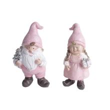 POLYRESINOVÝ SANTA CLAUS ALEBO DIEVČA, RUŽOVÝ