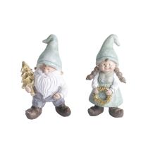 POLYRESINOVÝ SANTA CLAUS ALEBO DIEVČA, ZELENÝ