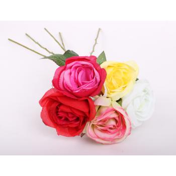 UMELÝ KVET RUŽA S UZAVRETOU HLAVOU