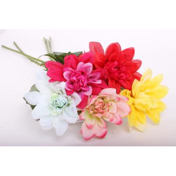 UMELÝ KVET STONKOVÝ DAHLIA VEĽKÝ OKVETNÝ LÍSTOK