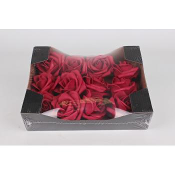 PENOVÁ RUŽA HLAVA 12 ČERVENÁ