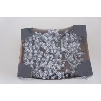 PENOVÝ ZBERAČ BOBÚĽ 24 KUSOV STRIEBORNÝ