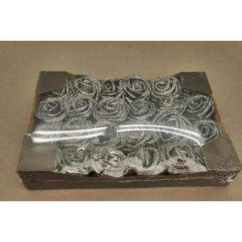 PENOVÁ RUŽA HLAVA 24 KUSOV TRBLIETAVÝ GRAFIT