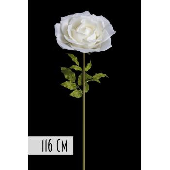 UMELÝ KVET, RUŽA, OBRIE, BIELA