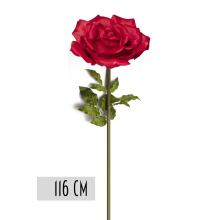 UMELÝ KVET, RUŽA, OBRIE, ČERVENÁ