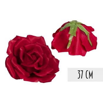 UMELÝ KVET, HLAVA RUŽE, OBRIE, ČERVENÁ
