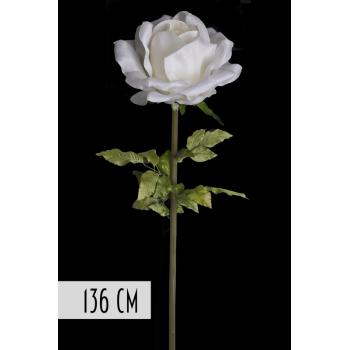 UMELÝ KVET, RUŽA, OBRIE, BIELA