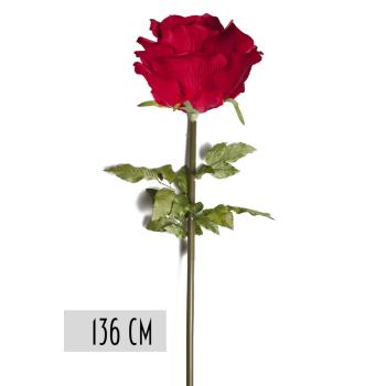 UMELÝ KVET, RUŽA, OBRIE, ČERVENÁ