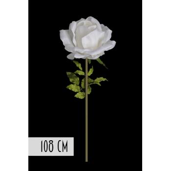 UMELÝ KVET, RUŽA, OBRIE, BIELA