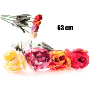 UMELÝ KVET S VLÁKNITÝM TULIPÁNOM