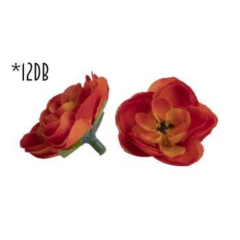 UMELÝ KVET MOTÝĽ V SÁČKU, 12 KUSOV, ORANŽOVÝ