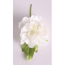 UMELÝ KVET LISIANTHUS S NATRHANÝMI LISTAMI, BIELY