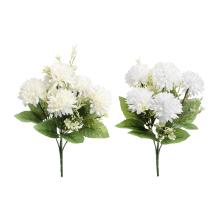 UMELÁ KYTICA S CHRYZANTÉMOU VIBURNUM, 6 HLÁV KVETOV