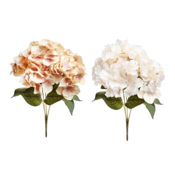 UMELÁ KYTICA HORTENZIE, 5 HLÁV KVETOV, 8 LISTOV