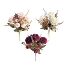 UMELÁ KYTICA CHRYZANTÉM, 5 HLÁV KVETOV