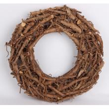 VENIEC V TVARE VTÁČIEHO HNIEZDA, HNEDÝ