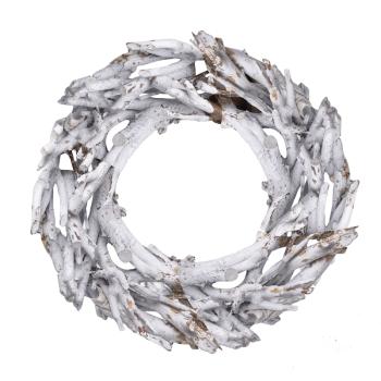 VENIEC Z DREVENÝCH OZDÔB, BIELY