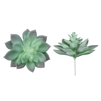 UMELÝ KVET, PICK, LOTOS, FLOCKED, SNEHOVO SVETLO ZELENÁ