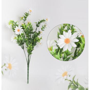 UMELÉ KVETY HARMANČEK, 15 HLÁV KVETOV, BIELY