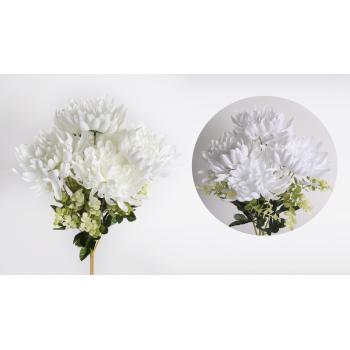 KYTICA CHRYZANTÉM 7 KVETOV 2 FARBY 40CM