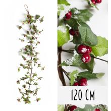 GIRLAND, BOBULE, LIST, ČERVENÁ ZELENÁ