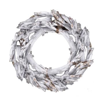 VENIEC, DREVENÉ OZDOBY, BIELY