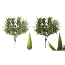 ZELENÁ LISTOVÁ KYTICA ZELENÁ UV STOJACA 33CM 2 SORTIMENT