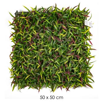 KOCKA TRÁVY ZELENÁ / HNEDÁ 50CMX50CM