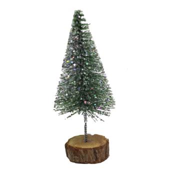 DEKOR BOROVICA, ŠKANDINÁVSKY, TRBLIETAVÝ, ZELENÝ