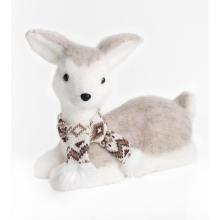 TEXTILNÝ JELEŇ, KRÉMOVÁ A HNEDÁ