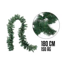 BOROVICOVÝ VENIEC, ZELENO-SNEHOVÝ, 150 VETVIČIEK (5,5 ZAOBLENÝCH LISTOV)