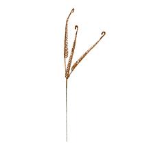 DEKOR LIST PAPRADIA, 3 VETVY, MEĎ