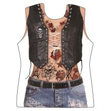 TRIČKO 3D "BIKER LADY"