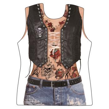 TRIČKO 3D "BIKER LADY"