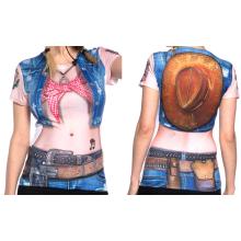 TRIČKO 3D "COWBOY GIRL-LADY"