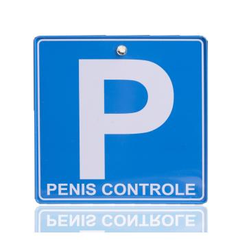 CRESZ DOSKA, NÁPIS "PENIS CONTROLE"