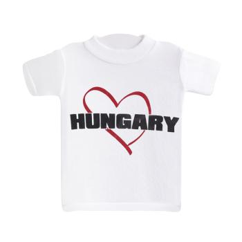 MINI TRIČKO, NÁPIS "HUNGARY"