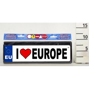 POZNÁVACIA ZNAČKA, "I LOVE EUROPE"