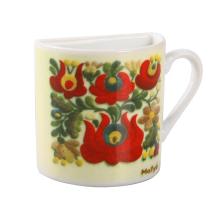 KERAMICKÁ MAGNETKA NA CHLADNIČKU, MIDI HRNČEK, VZOR "MATYÓ"